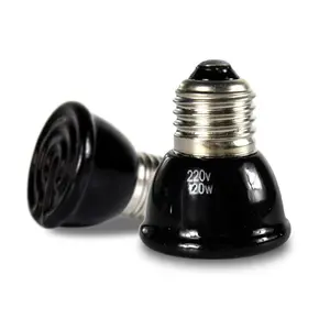 NOMOY PET wholesale high quality mini black ceramic heat bulb pet heat emitter ND-13