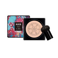 Krim Foundation kosmetik wajah, kosmetik rias Bedak Bb Cushion Foundation dengan kepala jamur rendah Kontrol Minyak halus