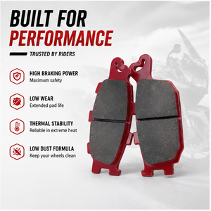 Pastillas de Freno de Disco de Cerámica para Motocicleta <span class=keywords><strong>Honda</strong></span> VT 1100 CBF 600 <span class=keywords><strong>CBR</strong></span> 600 Suzuki DL <span class=keywords><strong>650</strong></span> Yamaha FZ1 Kawasaki Z 900 - Product Image 3