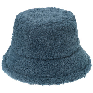 <span class=keywords><strong>Cappello</strong></span> da secchiello in pelliccia sintetica invernale con <span class=keywords><strong>cappello</strong></span> da <span class=keywords><strong>donna</strong></span> caldo e soffice <span class=keywords><strong>cappello</strong></span> da pescatore in lana di agnello orsacchiotto in pile - Product Image 3