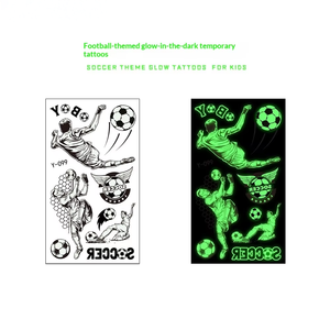 Adesivi per <span class=keywords><strong>Tatuaggi</strong></span> Temporanei Luminosi a Tema Calcio USA Canada Messico 2026, Impermeabili, per Viso e Corpo - Product Image 6