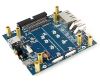 Mini-ordinateur multifonctionnel NAS conçu pour le module de calcul Raspberry Pi 4 stockage en réseau double emplacements de lecteur à semi-conducteurs