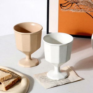 Japanese-style Large Capacity Porcelain Mug High Aesthetic Value No Handle Tall Dessert Cup Universal Men's Microwave Dishwasher - Product Image 1