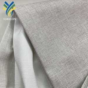 Custom S piegare doppio pizzico pieghettato di lusso in lino di poliestere <span class=keywords><strong>cotone</strong></span> Hotel <span class=keywords><strong>tende</strong></span> <span class=keywords><strong>bianco</strong></span> Black out Sheers stile moderno - Product Image 5