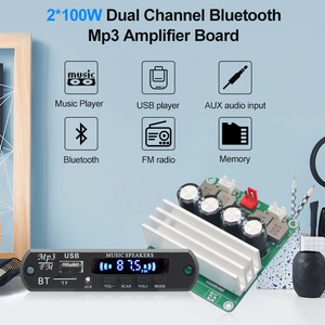 VIRE Home Audio <strong>for</strong> <strong>Bluetooth</strong> <strong>Receiver</strong> Board 2*100W High Power Mini <strong>Amplifier</strong> with TPA3316 Electrolytic Stereo Sound Audio Board - Product Image 2