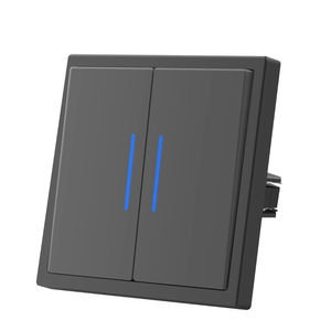 MVAVA EU <span class=keywords><strong>Panel</strong></span> de Doble Polo y 3 Vías para PC, Textura Mate, Sensación de Piel, Tomas Eléctricas, Puertos USB, Botón Pulsador Grande, Luz de Pared - Product Image 5