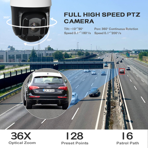 Telecamera IP CCTV NVR 4MP POE con tracciamento automatico, telecamera Wi-Fi <span class=keywords><strong>Imou</strong></span> per esterni, zoom ottico 36X, telecamera di sicurezza PTZ IP CCTV. - Product Image 5