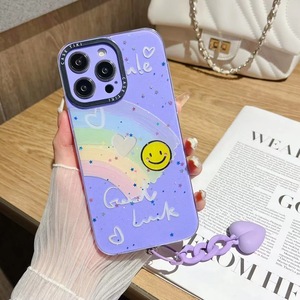 Custodie per telefono personalizzate con cinturino a mano per <span class=keywords><strong>iPhone</strong></span> 14 <span class=keywords><strong>13</strong></span> 12 11 Pro Max <span class=keywords><strong>mini</strong></span> XS XR Cover per donna con bracciale gioielli - Product Image 3