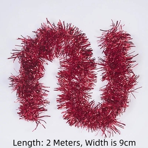 Decorazioni Festive a Striscia Lunga in Sette Colori, Moderna Doppia Strato di Protezione per Natale, <span class=keywords><strong>Capodanno</strong></span> e Matrimoni - Product Image 2