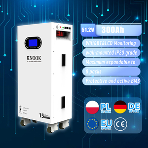 Batterie solaire OEM 48V 51.2V 100Ah 200Ah 300Ah 15kWh 16kWh LiFePO4 pour stockage d'énergie domestique - Product Image 1