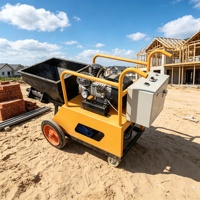 Machine à plâtrer murale robuste 220V avec couverture rapide pour les projets de rénovation de bâtiments résidentiels