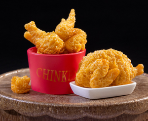 Plato de Resina con Patas de Pollo, Alas, Palomitas y Nuggets Realistas, Souvenir de Comida en Miniatura, Accesorios para Casa de Muñecas, Juguete para Niños - Product Image 3