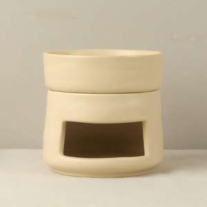 Vente flash : chauffe-cire minimaliste en céramique, porte-bougie multicolores pour la décoration aromathérapeutique à domicile - Product Image 5