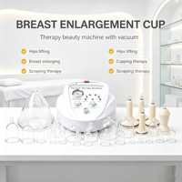 Máquina Multifunción para Levantar Glúteos, Equipo de Terapia Facial, Corporal, de Senos y Caderas, Máquina de Terapia de Vacío, Máquina de Aumento de Senos