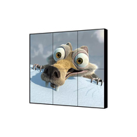 Video Wall LCD para TV de 55 Pulgadas, Full HD, 178° de Ángulo de Visión, 8ms de Respuesta Rápida, Retroiluminación LED, para Tiendas Minoristas, Aeropuertos, Lobbies Corporativos