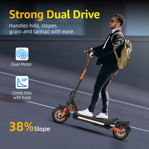 Monopattino Elettrico Fuoristrada 2400W 48V 24Ah con Doppio Motore Pieghevole per Adulti ad Alta Potenza <span class=keywords><strong>e</strong></span> Velocità - Product Image 1