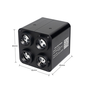 Kit d'éclairage LED à fibres optiques 36W 4 ports RGBW Twinkle Starlight pour la décoration de voiture et de maison, capacité maximale de 2600 fibres - Product Image 3
