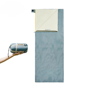 Sac de couchage adulte pour le camping en plein air, léger, portable, couverture double usage, fermeture éclair au <span class=keywords><strong>pied</strong></span>, sac de couchage 3 saisons - Product Image 1