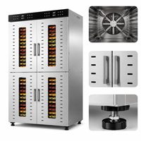 Commerciële voedseldroger met 96 trays, industriële droogmachine voor fruit, groenten en vlees