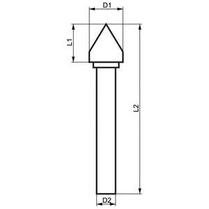 FERVI - J06DC6 Fraises rotatives diamantées JxDC - EAN 8012667357986 OUTILS ÉLECTRIQUES ACCESSOIRES ACCESSOIRES POUR ROUTEURS - Product Image 2