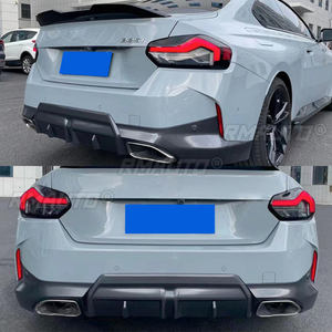 Difusor de Parachoques Trasero para BMW G42 M235i M240i Coupé de 2 Puertas 2021 2022 2023 2024 ABS Negro Brillante - Product Image 4