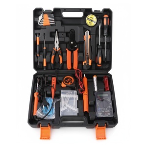 32PCS Carbon Steel Household <b>Hand</b> <b>Tool</b> <b>Set</b> with Bit Holder Portable Home Repair <b>Tool</b> Kit and Hard Case - Product Image 1