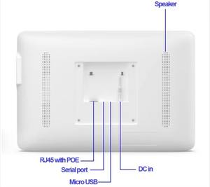 10.1 Inch Vesa Wall Mounted Touch Screen POE Android Tablet <b>PC</b> Patient Care Privacy <b>Camera</b> 2+16GB RAM/ROM 3-Year Warranty - Product Image 5