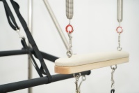 Cama de Pilates Reformer 3 en 1 de Alta Gama, Profesional, Multifuncional, de Madera de Arce Premium, Combinación Cadillac