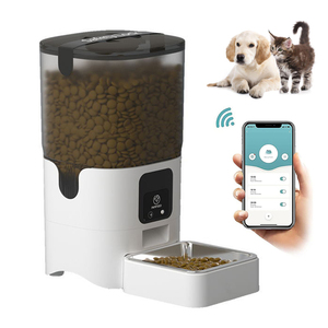 Alimentador automático de mascotas Microchip de gran capacidad con Control remoto de aplicación de teléfono móvil Wifi inteligente 6l para perros y gatos superventas - Product Image 1