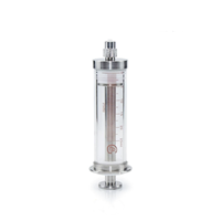 Pipettes de laboratoire en verre Luer Lock, seringues microlitres de 100 µl, 250 µl, 500 µl, 1000 µl, 2,5 ml, 5 ml, 10 ml, 25 ml, 50 ml, 100 ml, 200 ml