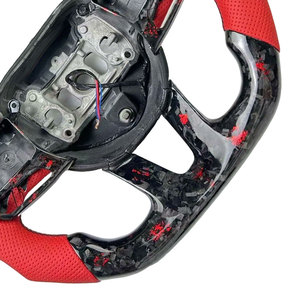 Volant en fibre de carbone personnalisé pour Dodge Charger Challenger <span class=keywords><strong>SRT</strong></span> <span class=keywords><strong>Hellcat</strong></span> 2014-2023 et Jeep Grand Cherokee Trackhawk - Product Image 5