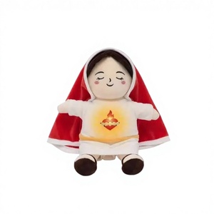 Orsacchiotto Peluche con Design a Cuore Sacro, Imbottito in Cotone PP, per Neonati 0-24 Mesi, 31-50cm, Unisex - Product Image 1
