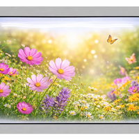 Pantalla Táctil Transparente Horizontal de 18.5 Pulgadas para Señalización Digital, Táctil Capacitiva de 10 Puntos, Gestión Remota de Contenido OEM