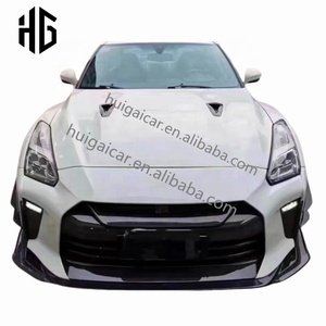 <span class=keywords><strong>Prix</strong></span> bon marché 100% Canards de pare-chocs avant en Fiber de carbone pour <span class=keywords><strong>Nissan</strong></span> <span class=keywords><strong>GTR</strong></span> R35 Canards de lèvre avant - Product Image 3