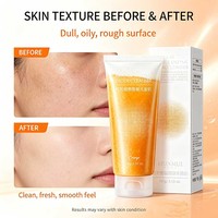 Nettoyant Visage Bio Purifiant en Profondeur Anti-Points Noirs Moussant à la Vitamine C avec Papain et Protéase
