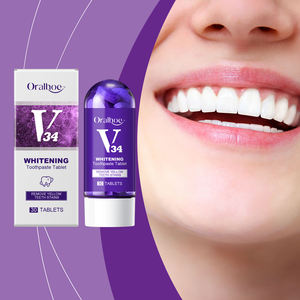 Oralhoe-Tabletas portátiles para Limpieza de dientes, pasta de dientes blanqueadora con olor a tartal, cuidado de los dientes amarillos - Product Image 5