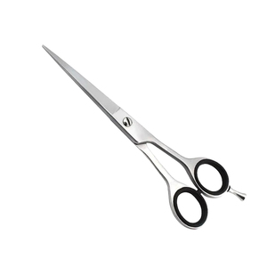 Tijeras de peluquería profesionales de acero inoxidable de 6 pulgadas, afiladas, para diestros, con mango largo, para uso en salones de belleza y barberías. - Product Image 3
