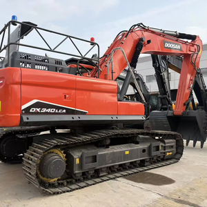 รถขุดไฮดรอลิกแบบตีนตะขาบ Doosan DX340 ขนาด 34 ตัน คุณภาพสูง มือสองจากเกาหลี พร้อมมอเตอร์เกาหลีแท้ ปั๊มไฮดรอลิก MOOG รับประกันหลังการขาย 1 ปี - Product Image 1