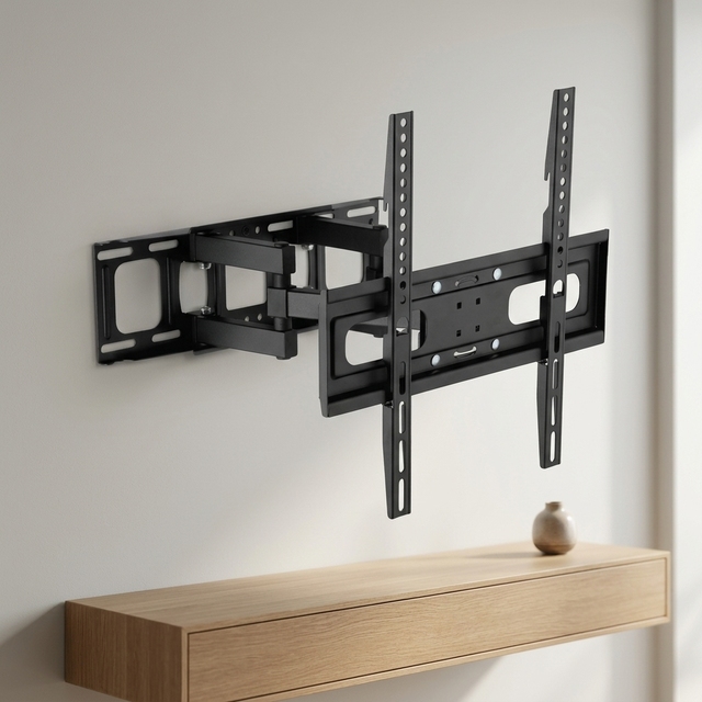 ODM OEM Swivel and Tilt Full Motion TV Wall Bracket Mount Vesa400*400 for 32-65 Inches TVs