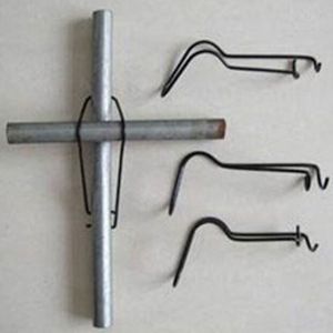 Abrazaderas de resorte recubiertas de plástico Pricie baratas Clips de alambre de invernadero con tubos de acero galvanizados en caliente - Product Image 3