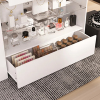 Commode de Luxe Personnalisée à 8 Tiroirs, Organisateur de Vêtements, Table de Chevet Coiffeuse pour Maquillage