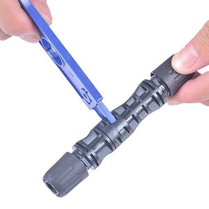 <b>Adjustable</b> Wrench 1 3/8 In Metric Double End Industrial Alloy Steel Smooth Jaw Rounded Opening - Product Image 2
