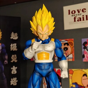 DBZ Super Saiyan Bleu <span class=keywords><strong>Végéta</strong></span> PVC Action Figure Modèle Bon Anime <span class=keywords><strong>Figurine</strong></span> Enfants Bureau Décoration Cadeau D'anniversaire - Product Image 2