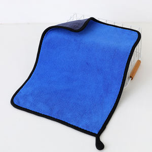 30X30Cm Dubbelzijdig Microfiber Auto Wassen Handdoek 500gsm Koraal Fleece Handdoek Voor Auto Verzorging Schoonmaken - Product Image 4