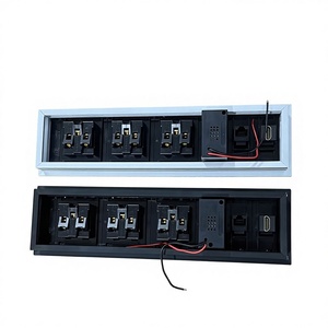 Enchufe Empotrado de Aleación de Aluminio de Alta Calidad con <span class=keywords><strong>Triple</strong></span> Puerto USB-A + USB-C, Carga Rápida, <span class=keywords><strong>Corriente</strong></span> Nominal de 16A, Estándar Estadounidense - Product Image 5