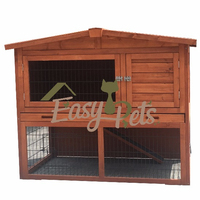 Grande cavia casa criceto riccio vendita calda giardino animale domestico legnocavia Hutch Habitat gabbia coniglio casa in vendita