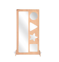 Miroir de sécurité pour bébé avec barre de traction, ensemble d'exploration précoce pour nourrissons, mobilier Montessori pour la crèche