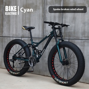 Bicicletta da Montagna in Lega di Alluminio da 26 Pollici, Pneumatici Larghi, Freni a Disco, Telaio Ammortizzato - Product Image 4