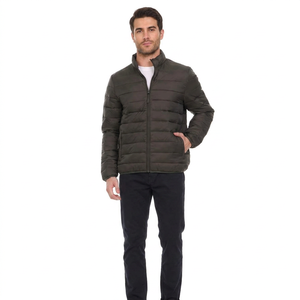 Veste matelassée en toile personnalisée pour homme, respirante, séchage rapide, matériau polyester/nylon de haute qualité, design bulle d'hiver - Product Image 1