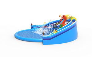 Venta DE FÁBRICA DE China <span class=keywords><strong>Parque</strong></span> acuático inflable gigante de aguas profundas con tobogán de agua inflable de piscina grande para negocios de alquiler - Product Image 5